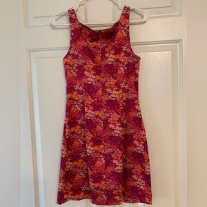Express Floral A-line Dress Size 3/4
